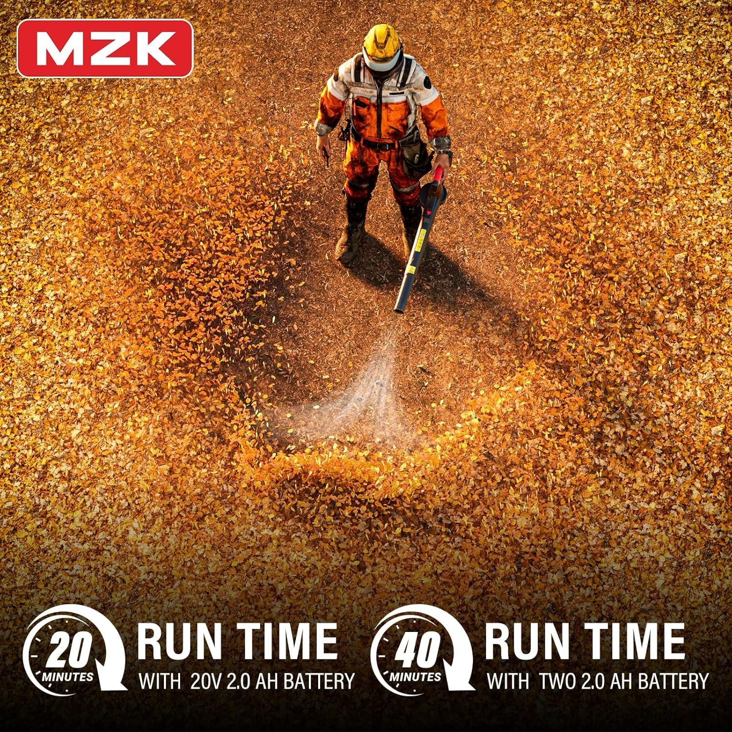 Garden tools_Ultimate MZK Cordless Leaf Blower for Lawn Care - 910NMfl85UL. AC SL1500 Ergonomically designed handle of the garden tools blower for comfortable use during extended periods.