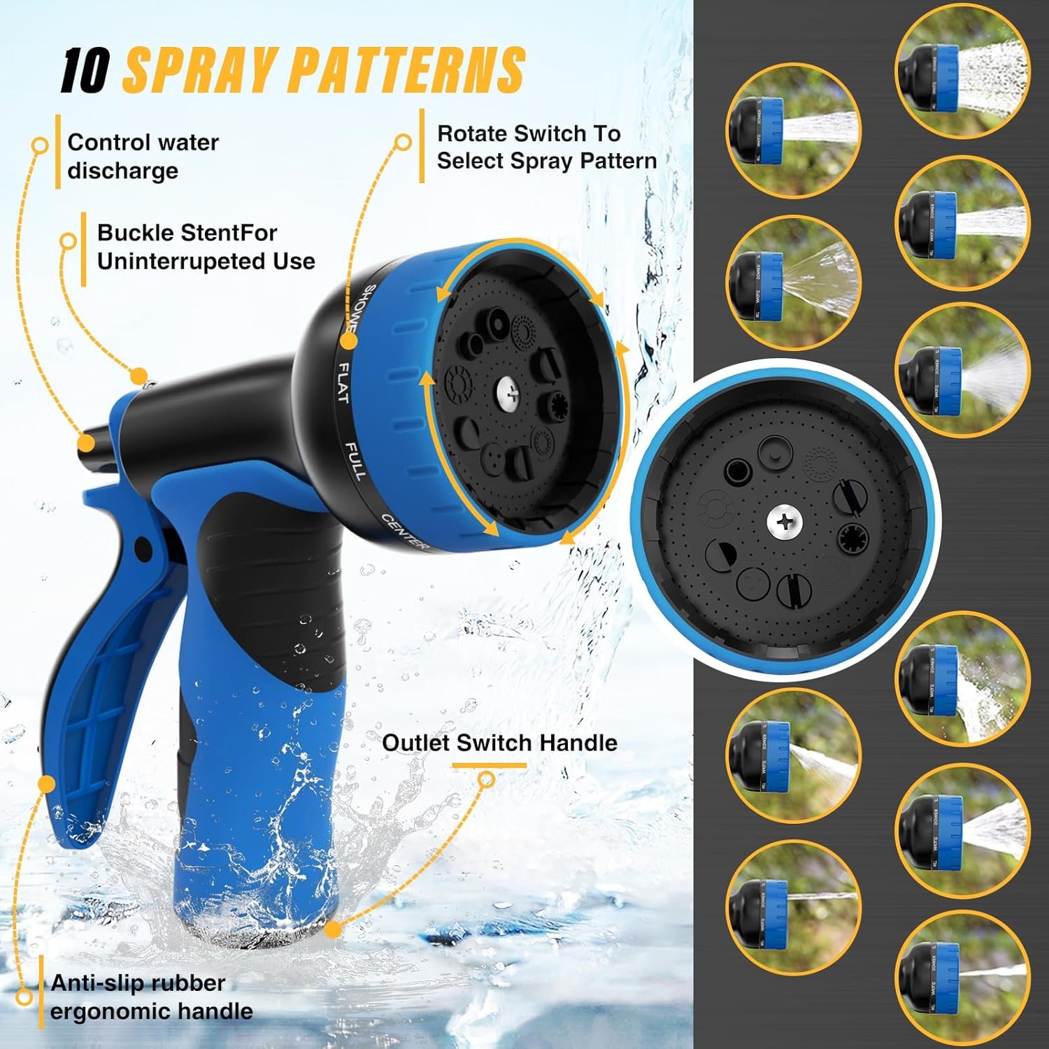 Heavy Duty Hose – Lefree 100ft Metal Garden Hose with Brass Connectors - 81ewO30IIjL. AC SL1500 The heavy duty hose with a flexible, kink-free design for easy maneuvering around garden areas.